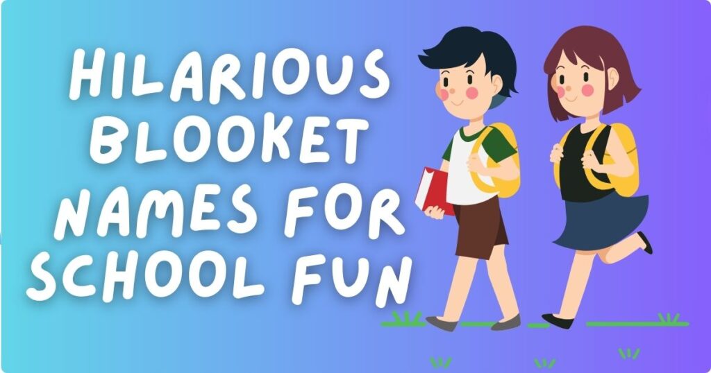 Blooket Names For School Fun