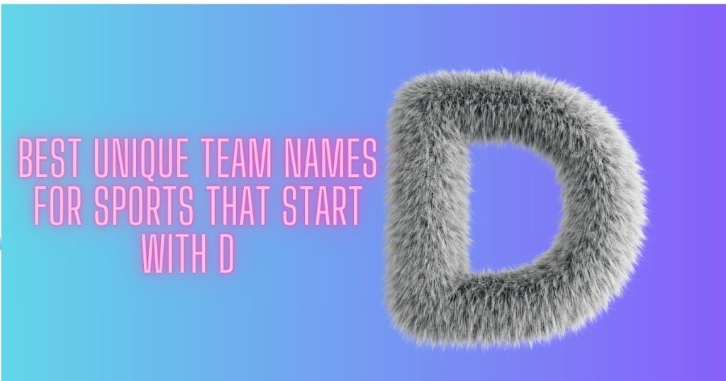 Unique Sports That Start With D Names